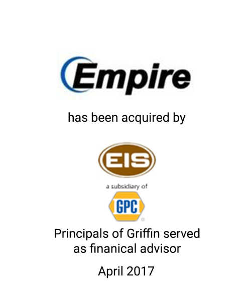 Griffin Serves As Financial Advisor to Empire Wire and Supply on its Acquisition by EIS