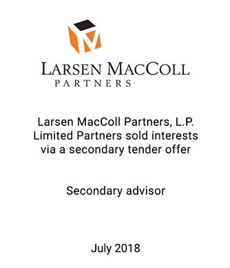 Griffin Advises Larsen MacColl Partners on Successful Secondary Tender Offer Process