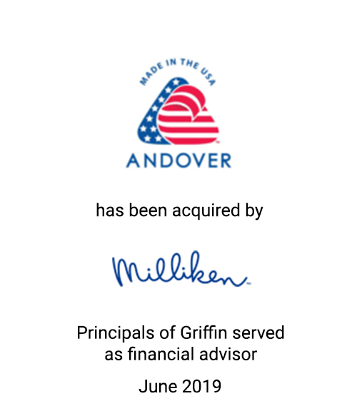 Griffin Serves As Financial Advisor to Andover Healthcare on its Acquisition by Milliken