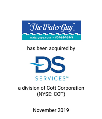 Griffin Serves as Investment Banker to “The Water Guy” in its Sale to Cott Corporation
