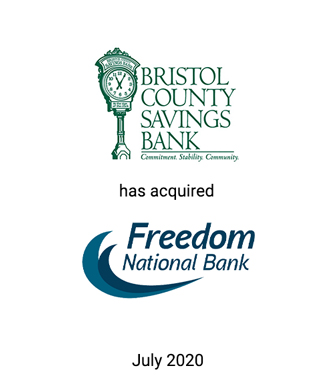 Griffin Advises Bristol County Savings Bank in its Purchase of Freedom National Bank