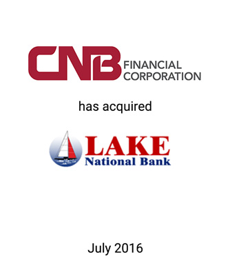 Griffin Financial Group Advises CNB Financial Corporation in its Acquisition of Lake National Bank