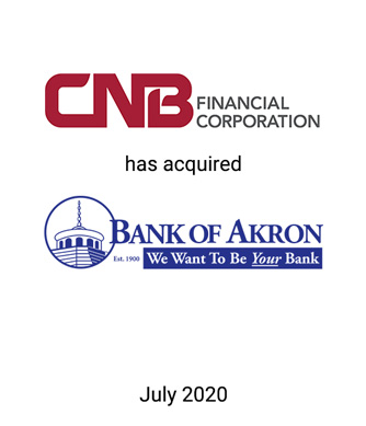 Griffin Advises CNB Financial Corporation in its Acquisition of Bank of Akron