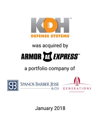 Griffin Serves as Investment Banker to KDH Defense Systems in its Sale to Armor Express