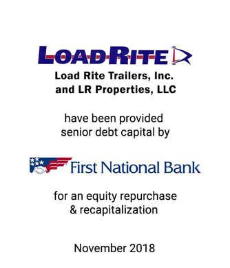 Griffin Represents Load Rite Trailers in Leveraged Equity Repurchase