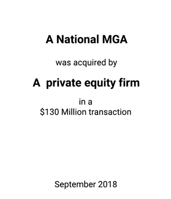 Griffin Serves as Financial Advisor to the MGA