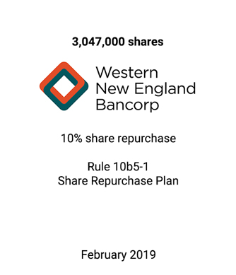 Griffin Serves as Exclusive Repurchase Agent to Western New England Bancorp