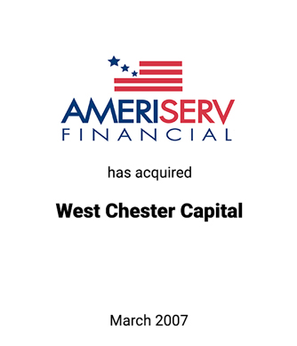 Griffin Serves as Exclusive Financial Advisor to AmeriServ Financial, Inc.