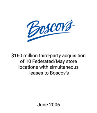 Griffin Serves as Exclusive Advisor to Boscov’s, One of Nation’s Largest Family Owned and Operated Businesses