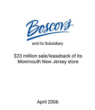 Griffin Serves as Exclusive Advisor to Boscov’s, One of Nation’s Largest Family Owned and Operated Businesses