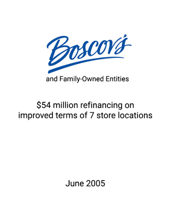 Griffin Serves as Financial Advisor to Boscov’s