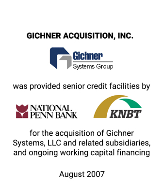 Griffin Represents Management Team in its Acquisition of Gichner Systems Group, LLC