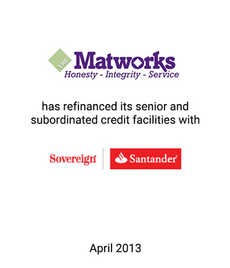 Griffin Assists The Matworks Company, LLC in Refinancing its Senior and Subordinated Credit Facilities