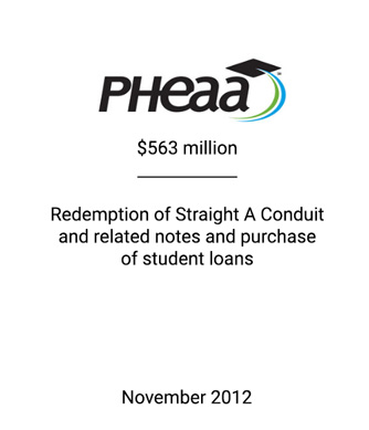 Griffin Serves as Structuring Agent to PHEAA