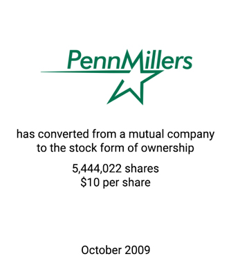 Griffin Completes Mutual to Stock Conversion for Penn Millers