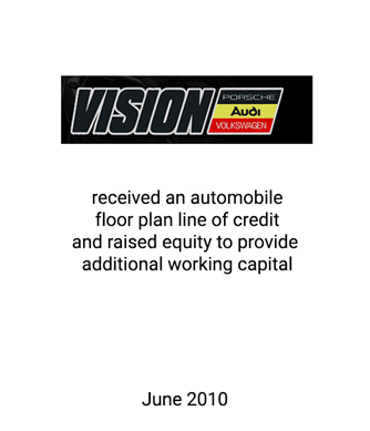 Griffin Advises Automobile Dealer in Replacing Floor Plan Facility and Raising Equity For Working Capital