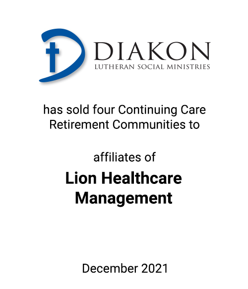 Griffin Serves as Exclusive Financial Advisor to Diakon Lutheran Social Ministries