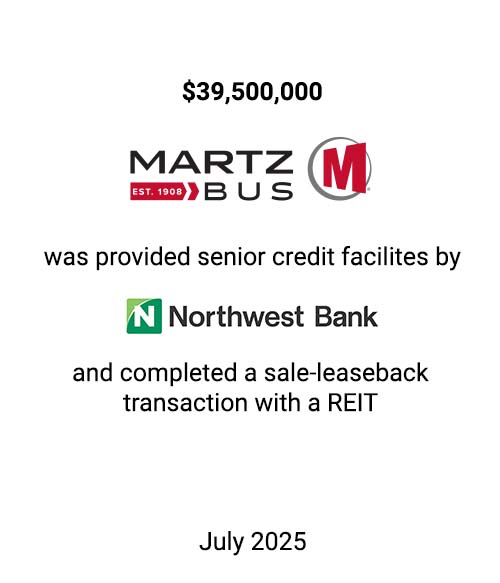 Griffin Serves as Investment Banker to the Martz Group in $40 Million Recapitalization Transaction