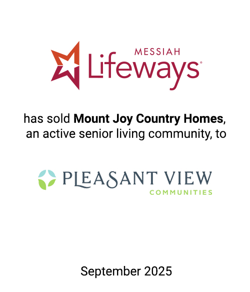 Griffin Serves as Exclusive Financial Advisor to Messiah Lifeways