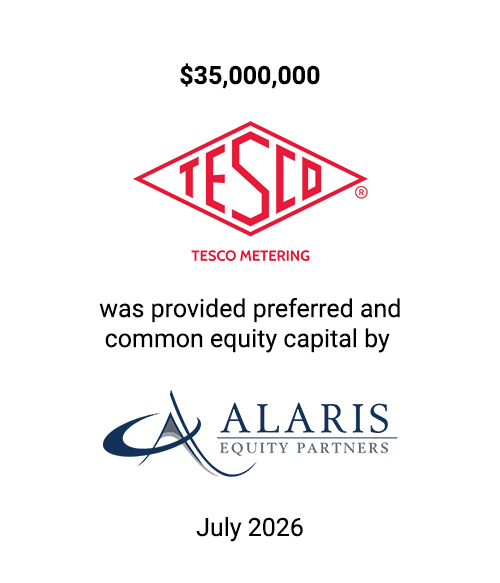 Griffin Serves as Investment Banker to TESCO in $35 Million Minority Equity Transaction
