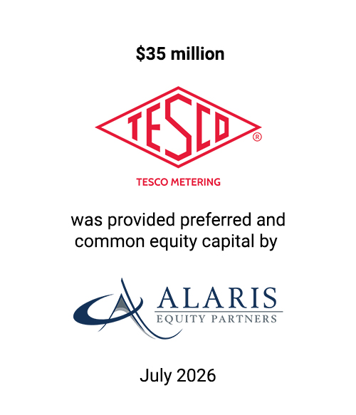 Griffin Serves as Investment Banker to TESCO in $35 Million Minority Equity Transaction